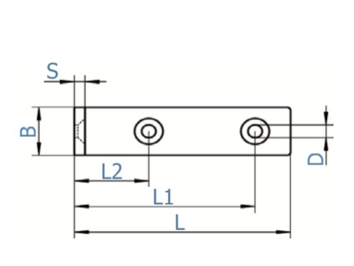 Úhelník - AN 8340/A2: 61 x 15 x 3