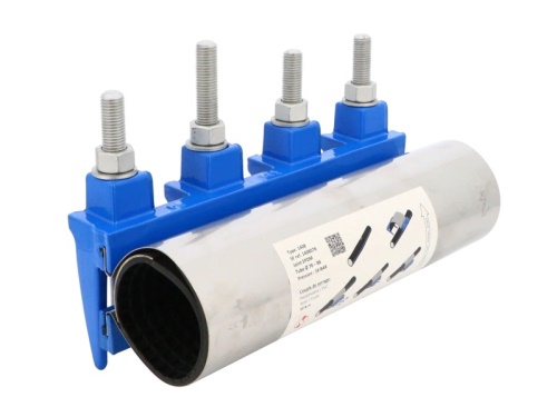 Opravná potrubní svorka, typ AB, 4 šrouby, EPDM: L300mm 98/108