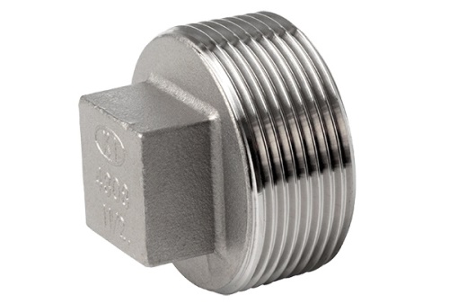 Zátka, čtverec, 1.4408, ISO 7-1R, BSP, 4"