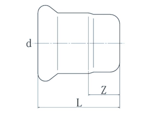Nerezové víčko potrubí PREX 15 316L