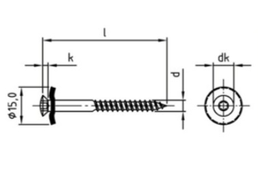 Art. 9287 A2-Cu 4,5X25 TX25