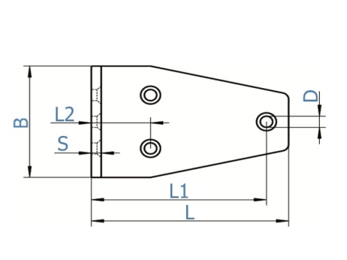 Úhelník - AN 8341/A2: 56 x 35 x 3