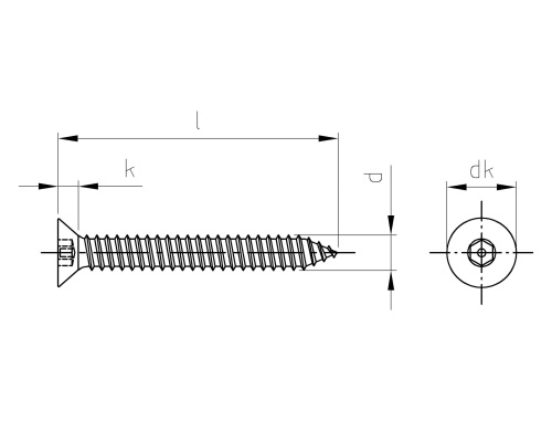 Art. 9112 A2 C 5,5X16 HEX-PIN 4