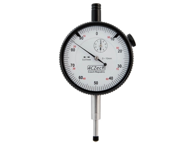 Úchylkoměr číselníkový ČSN EN ISO 46325 (ČSN 25 1811, 25 1816) 0-10 mm 0,01 mm