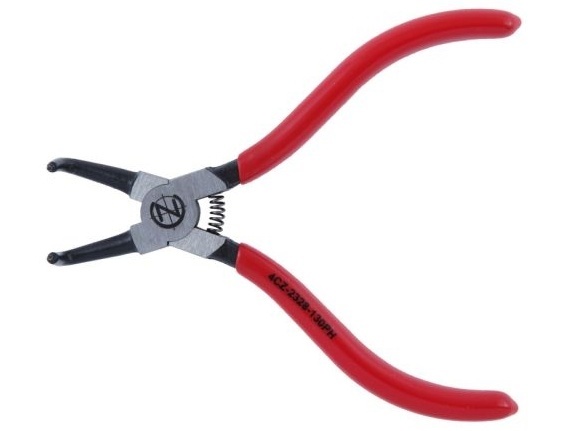 Kleště na pojistné kroužky pro otvory vyhnuté 90° 12-25mm hrot 1,3mm DIN ISO 525