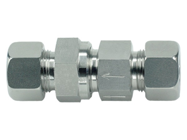 Zpětný ventil se zářeznými kroužky, řada S, PN630: 6mm