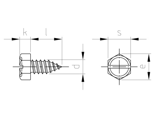 DIN 7976 A2 C 4,2X19 SZ