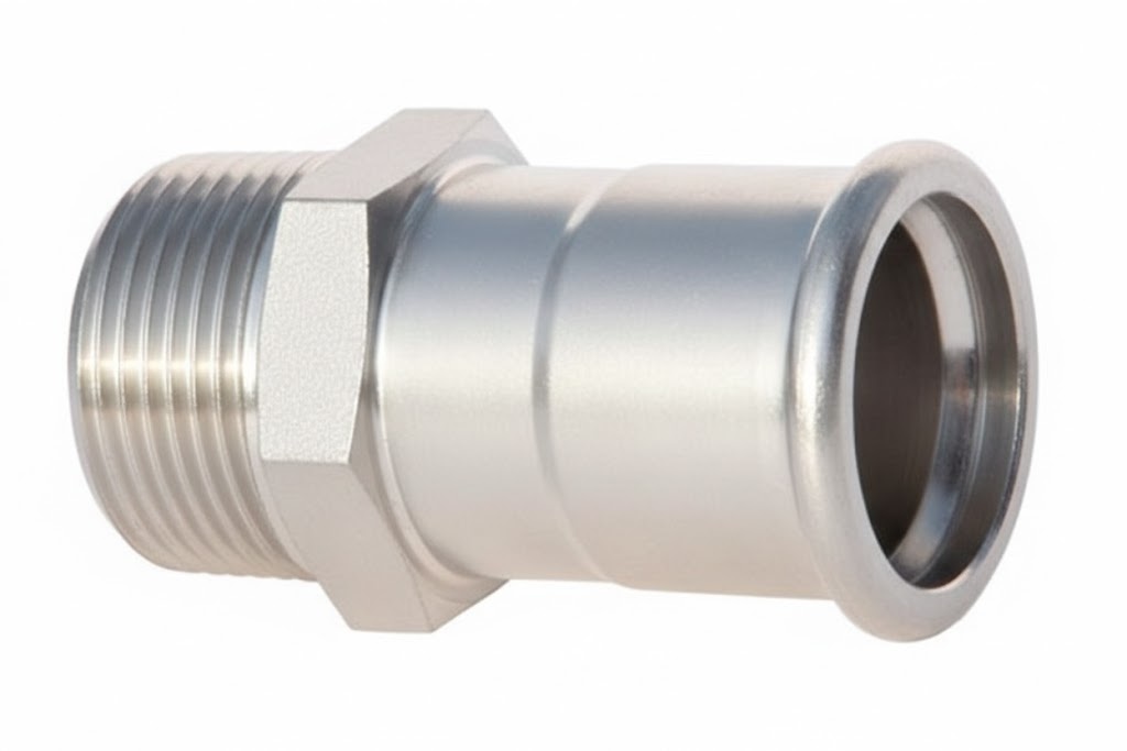 Nerezová přechodka PREX s vnějším závitem 35x1 1/2 316L