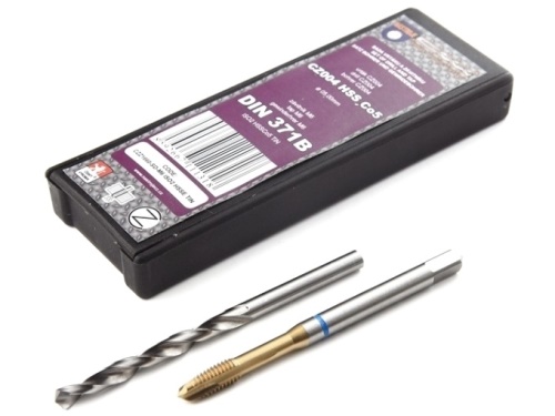 Sada str.záv.M14x2 ISO2 HSSCo5 TiN DIN376B+vrták CZ004-12,00