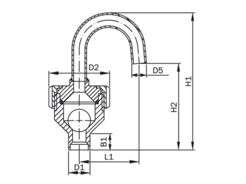 Ventil odvzdušňovací - AWH - 1.4404: DN 15/EPDM                                 