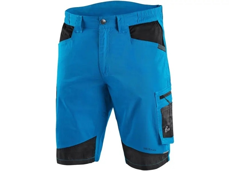 Kraťasy CXS SOLIS FLEX, pánské: Modrá+Černá