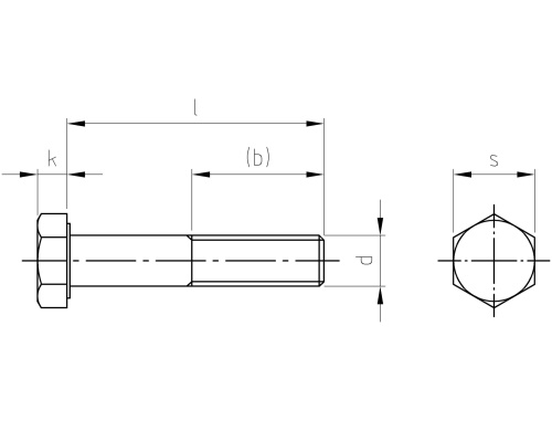 ISO 4014 A2 M 8X40 