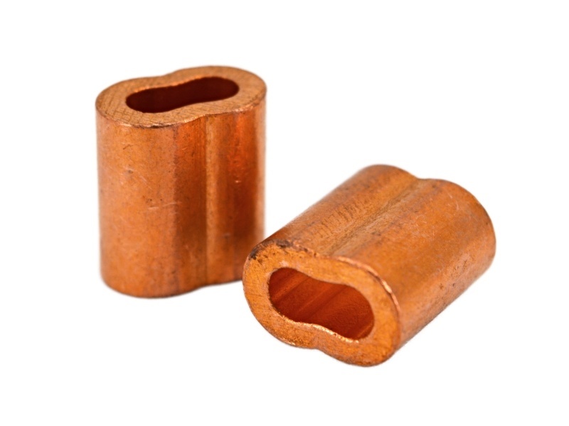 Objímka lisovací -  měď: 3mm