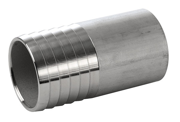 Trubkový hadicový nástavec přivařovací, 316L, 1/2"x75mm