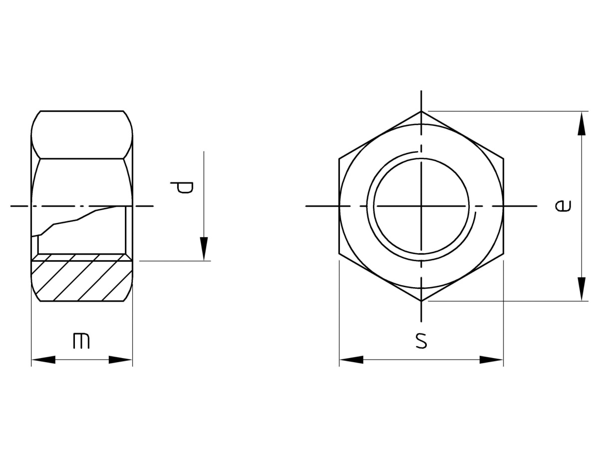 Nerezová matice ISO 4032 A2-80 M 20