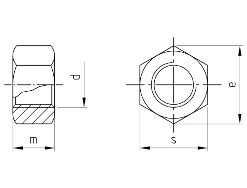 Nerezová matice ISO 4032 A2-80 M 20