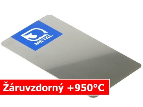 Nerezový plech - 1.4828 - 2B: 0,6 x 1000 x 2000