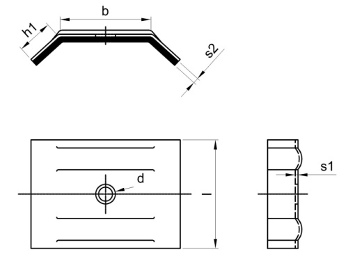 Kaloty ALU, typ T těsnění EPDM: 48°/33mm