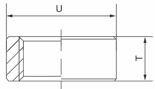 Mufna G - typ 334 - 1.4401: 3/8"
