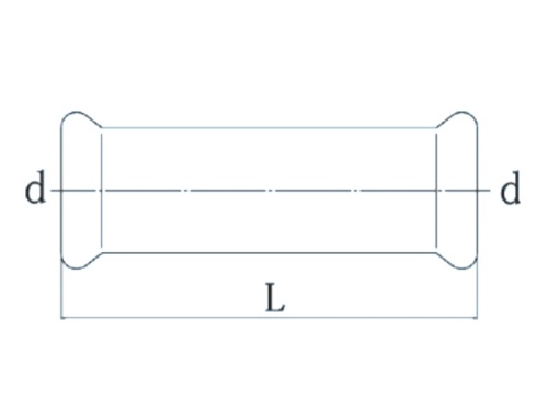 Nerezový nátrubek PREX lisovací dlouhý 22 316L