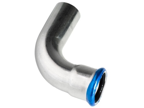 Nerezový oblouk PREX 90° se zásuvným koncem 28 316L