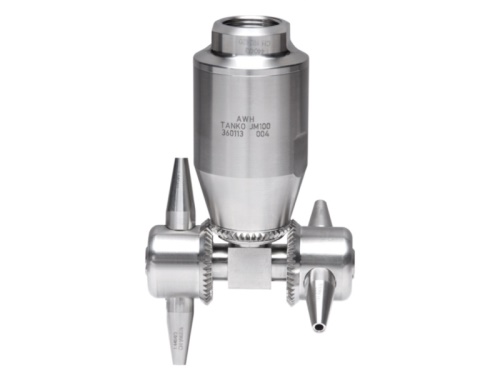 TANKO JM100 G22, 360° orbital, tryska 4x ø3,7mm, 1.4404: 3/4" BSP