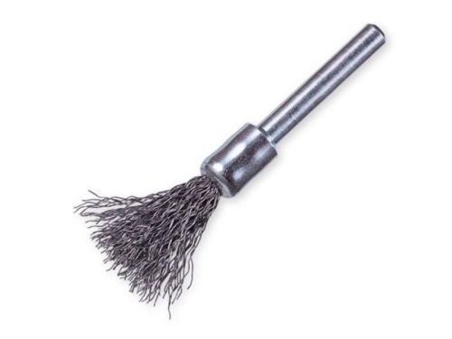 Kartáč koncový pr. 10 mm, drát 0,3mm - nerez