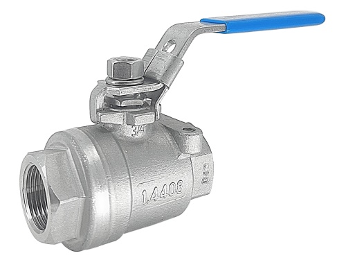 Kohout kulový, 2-dílný, 3000PSI, RPTFE, 1.4408: 3/4"