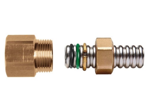 Přechod vnitřní závit pro trubku TFA s O-kroužky, mosaz: 5/4"