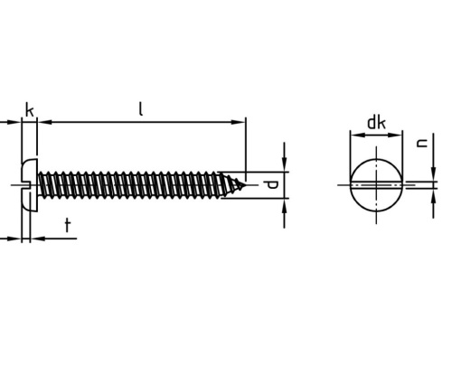 DIN 7971 A2 C 2,9X9,5