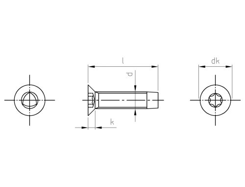 DIN 7500 A2 ME M 5X16 TX25