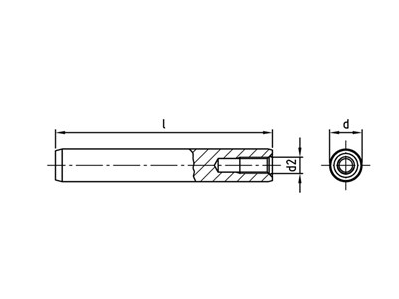 ISO 8733  AISI 303  4X22