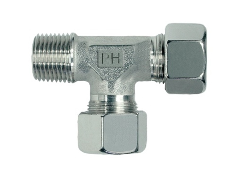 T-spojka s vnějším BSP závitem na straně, PN315: 8 x R 1/4" keg