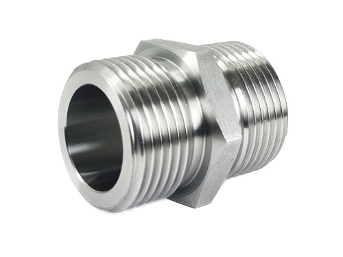 Šestihranná vsuvka s válc. závity, SW=41, - 1.4301: G1"