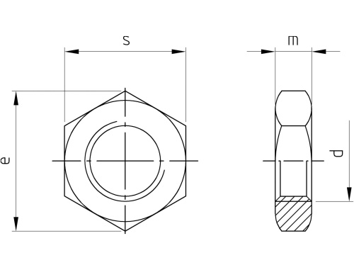 Nerezová matice DIN 936 A2 M 20X1,5