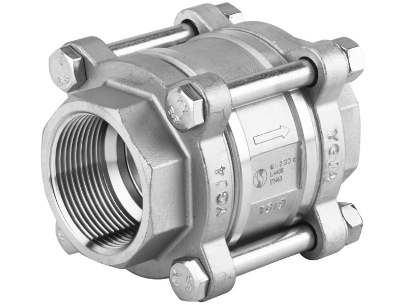 Klapka zpětná typ 380, 3-dílná, ATEX - 1.4408 - 3/4''