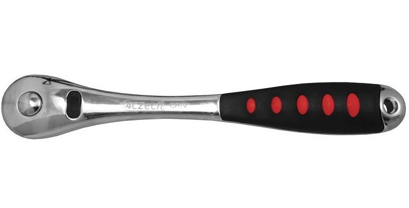 1/2" Ráčna s přepínacím tlačítkem, zamykací, 72 zubů