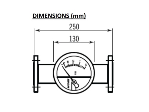 Magnetický průtokoměr přírubový BR250S,DN80,4000-40000l/h, AISI 316, BSP: DN80