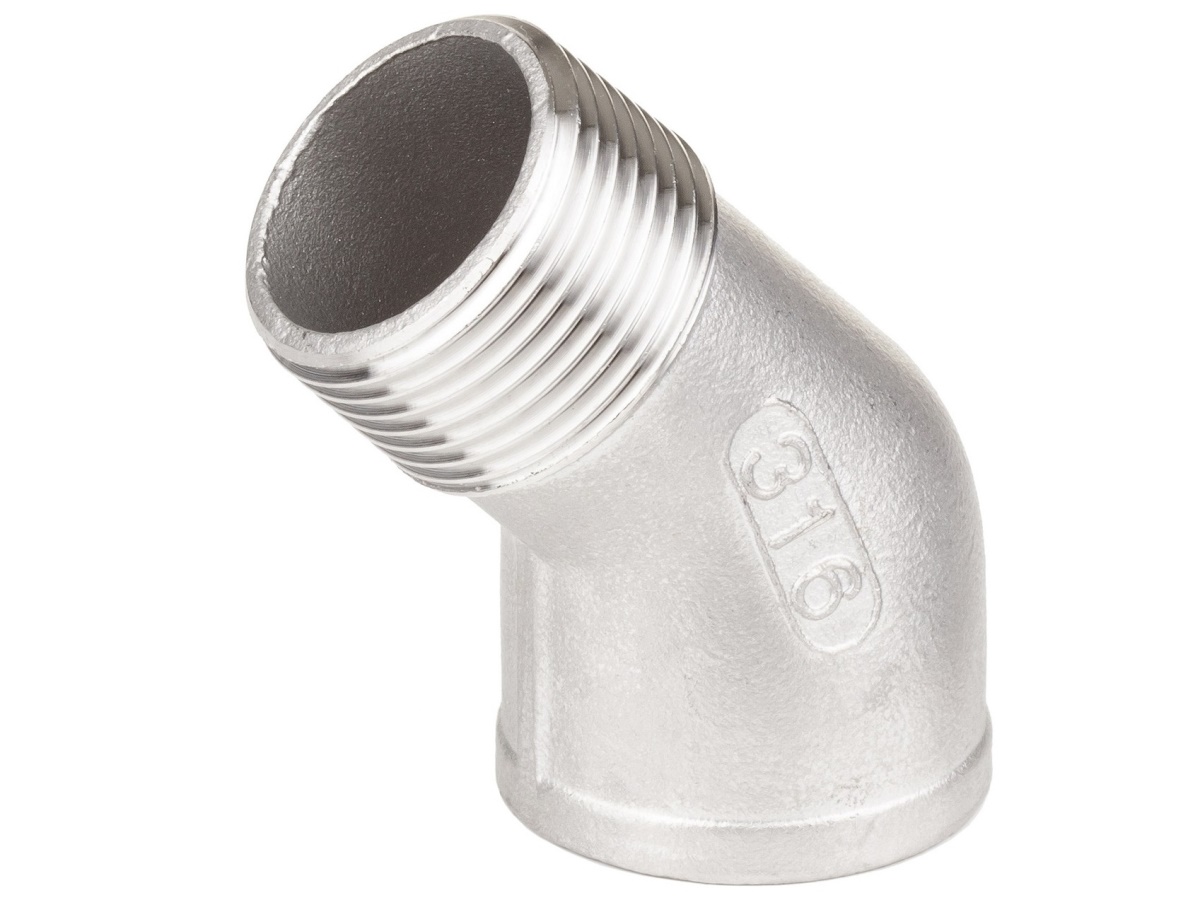 Koleno závitové - typ 303IA - 1.4401: 1/4"