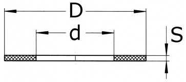 Těsnění - KLINGERsil C-4400, PN 10/16: DN 125