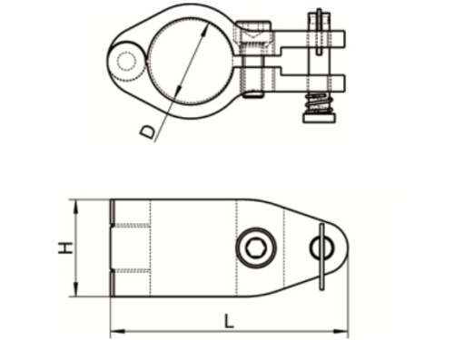 TOP JAW SLIDE HINGED-M25-A4                                                     