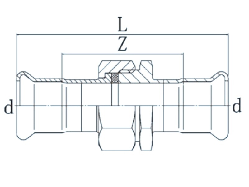 Nerezové šroubení PREX 42 316L