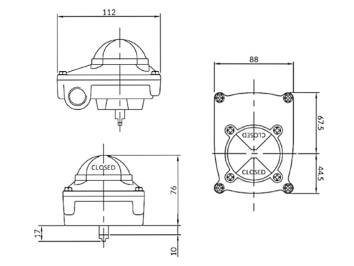 Skříňka s koncovými spínači APL-210N