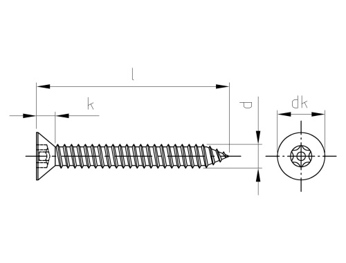Art. 9122 A2 C 3,5X13 TX-PIN 15