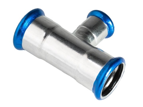 Nerezový T-kus PREX 90° redukovaný 108x35 316L