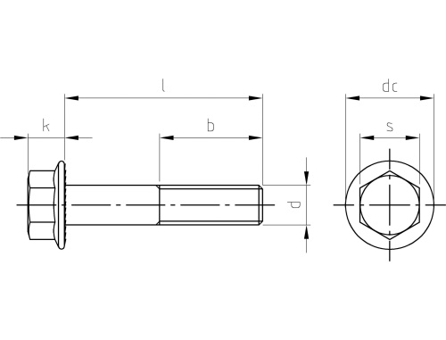 DIN 6921 A2 M 12X40/30