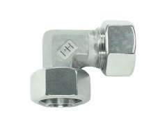 Otočné koleno 90°, BSP vni/vni, PN315: 8 x M 14 x 1,5