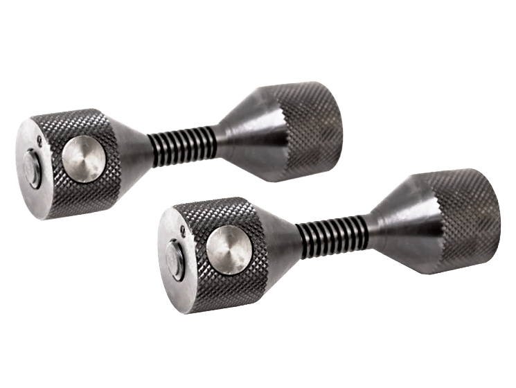 Přírubové šrouby středící, nerez, TQFFP1: 5/8" - 1 7/8" (1 pár)