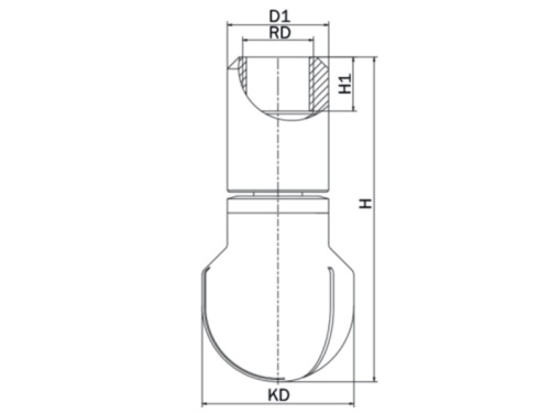 TANKO CR50, 180° dolní rozstřik, BSP G, PTFE: 1"