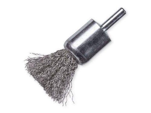 Kartáč koncový pr. 22 mm, drát 0,3mm - nerez